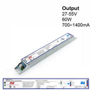 PAC1400S60DL Constant Current Programmable LED Driver with Custom Output Current 700-1400mA 27-55V 60W max - ledlightsandparts
