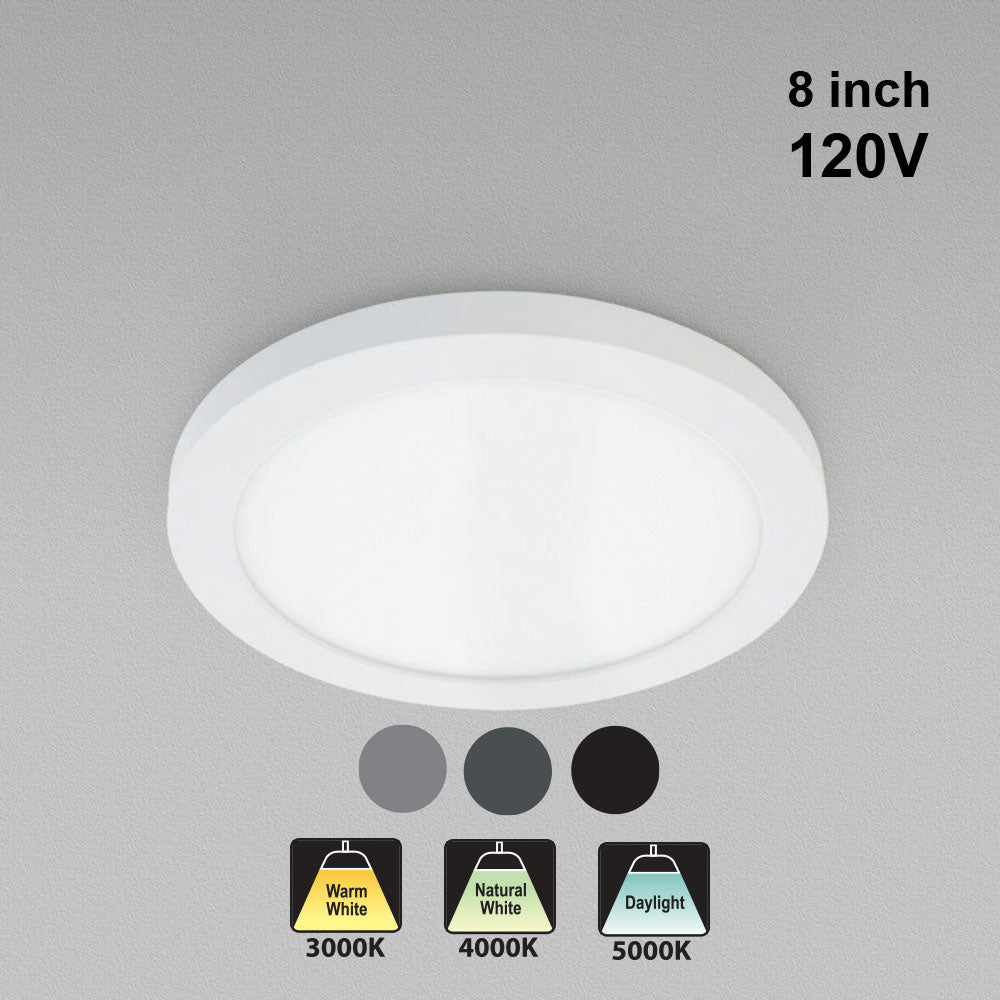 8 Inch Rond Light 8 inch Round Dimmable Recessed LED Downlight / Ceiling Light