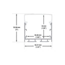 Type 00, Linear Architectural LED Aluminum channel, 2Meters (78inches)