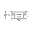 Type 16, Linear LED Aluminum Channel Light Fixture (Walkway/Floor), 3Meters (118inches)