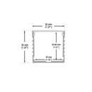 Type 23, Linear Architectural LED Aluminum channel, 3Meters (118inches)