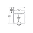 Type 27, Linear Architectural LED Aluminum channel with Internal Driver Spacing, 2Meters (78inches)