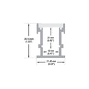 Type 22, Linear In Ground LED Strip Light Fixture (Walkway/Floor), 3Meters (118inches)