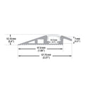 Type 40C, Linear Architectural LED Aluminum channel (Walkway/Floor), 3Meters (118inches)