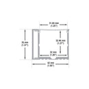 Type 5, Linear Side-Mount Aluminum LED Strip Channel, 2Meters (78inches)