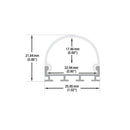 Type 10, Linear Architectural LED Aluminum channel, 3Meters (118inches)