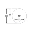 Type 31, Round 60mm Diameter Diffuser Linear Channel for LED Strips, 3Meters (118inches)
