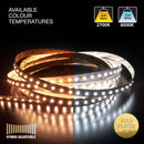 5M(16.4ft) Hybrid Adjustable color temperature CW&WW LED strip 2835, 24V 5(w/ft) 1024-1126(Lm/ft) 168(LEDs/m) CCT(2.7K-6K Adjustable)