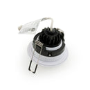 3 inch Round Recessed Light Gimbal with Selectable Color Temperature (3CCT) 120V 8W White - ledlightsandparts