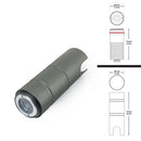 UL-1022-0300-A Flat Round 2Inch Dia Recessed LED In Ground Up-Light, 12-24V 3W 43° Beam - ledlightsandparts