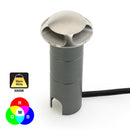 Dia Recessed LED In Ground Driveway light Four-way trim, 12-24V 3W 3000K/RGBW