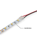 8mm LED Strip to Wire Connectors, VBD-CON-8MM-1S1W, lightsandparts