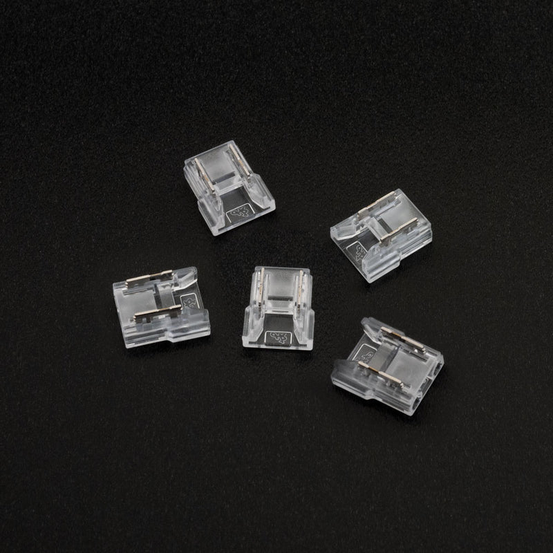 8mm LED Strip to Wire Connectors, VBD-CON-8MM-1S1W, lightsandparts