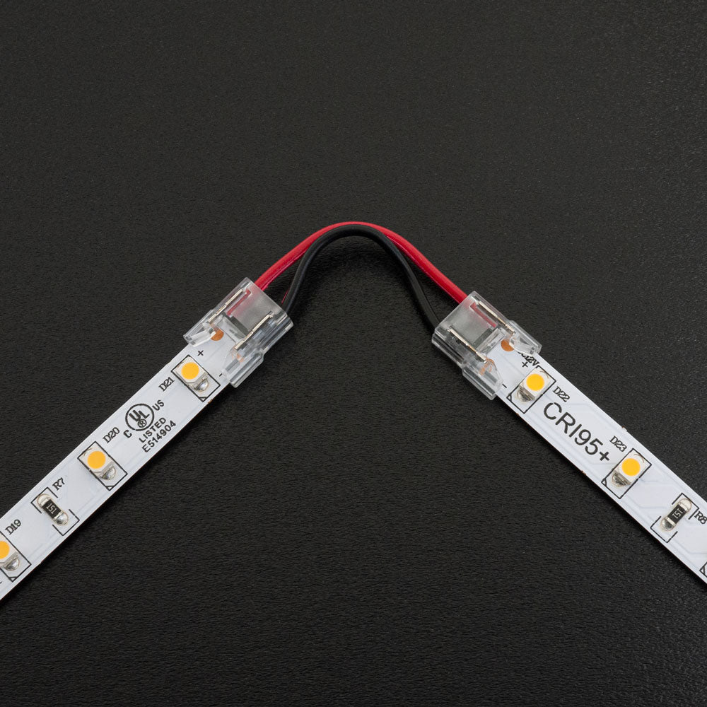 8mm LED Strip to Wire Connectors, CON-8MM-1S1W
