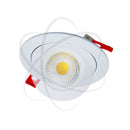 4 inch Floating Gimbal Recessed Multi Directional Dimmable light LED-4-S9W-5CCTWH-EFG, 120V 9W 5CCT - ledlightsandparts