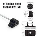 Double Door Trigger Infrared Sensor Switch 12-24V 30W