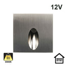 SQ25-1W-3K-BN Square LED Step Light, 12V 1W 3000K(Warm White)
