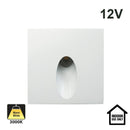 SQ25-1W-3K-WH Square LED Step Light, 12V 1W 3000K(Warm White)
