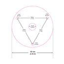 2.4 inch Round Disc ZEGA LED Module PP-93012-L10, 120V 12W 3000K(Warm White)