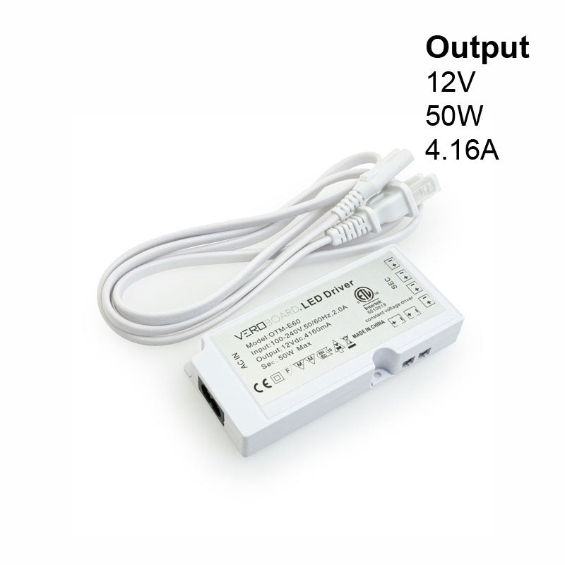 OTM-E60 LED Driver 6-way Output Plugin Power Supply for Cabinet Lights