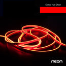 5M(16.4ft) LED Neon light Strip VBDFS-R Neon-4MM-168 LED/m, Red color Dimmable Silicone Waterproof Casing Side Emitting. - ledlightsandparts