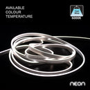 5M(16.4ft) LED Neon light Strip VBDFS-W Neon-4MM-168 LED/m, 6000K Dimmable Silicone Waterproof Casing Side Emitting. - ledlightsandparts