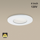 4 inch Multiple Application Recessed Downlight P110-4, 120V 8W 3000K(Warm White)