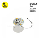 2 inch Round Disc LED Module DIS 02-007W-930-120-S1-Z1A, 120V 7W 3000K(Warm White), lightsandparts