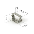 BR-UNVS Adjustable angle Metal Bracket (Pack of 2)