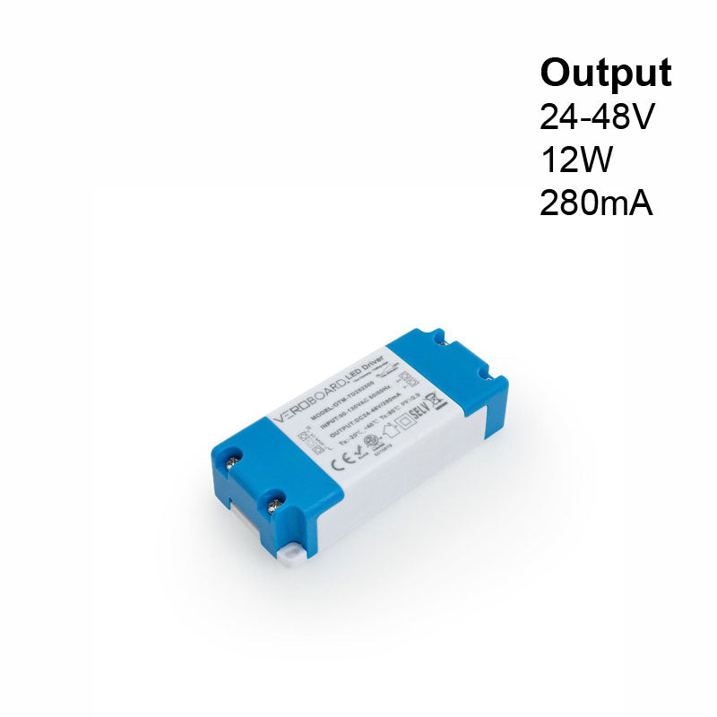 OTM-TD252500-280-38 Constant Current LED Driver, 280mA 24-48V 38W Dimmable - ledlightsandparts