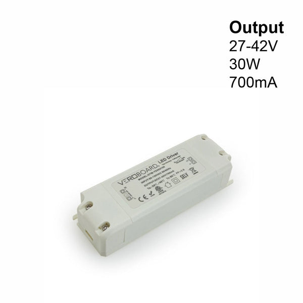 OTM-TD203100-700-30 Constant Current LED Driver, 700mA 27-42V 30W Dimmable - ledlightsandparts
