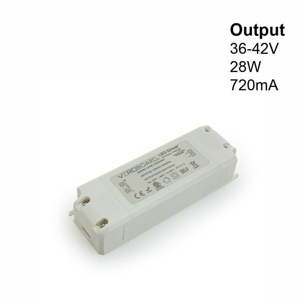 OTM-TD202800-720-28 Constant Current Triac Dimming LED Driver, 720mA 36-42V 28W