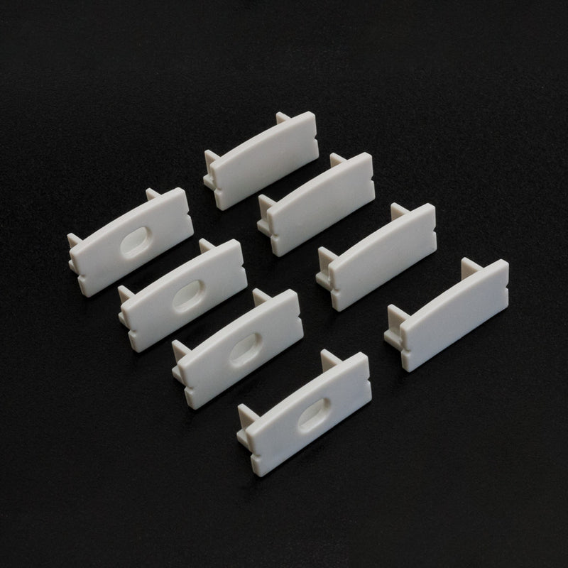 LED Channel Endcaps VBD-ENCH-S6 - Type 15 (4 Pairs)