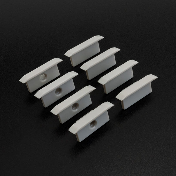 LED Channel Endcaps - Type 16 (4 Pairs)