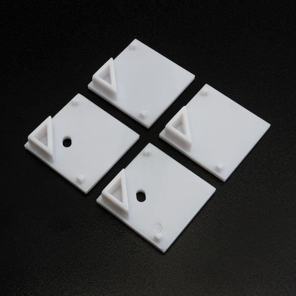 LED Channel Endcaps - Type 34C (2 Pairs)