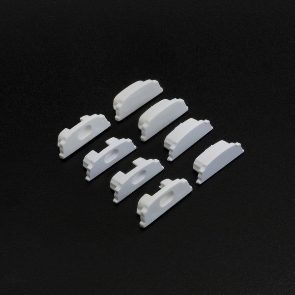 LED Channel Endcaps - Type 41 (4 Pairs)