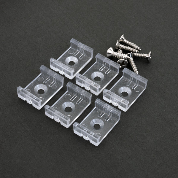 LED Channel Mounting Clips - Type 12 (6 PCs)