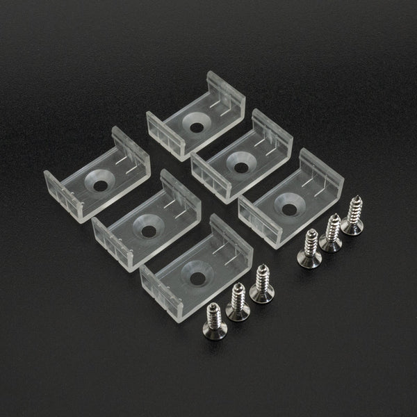 LED Channel Mounting Clips - Type 15 (6 PCs)