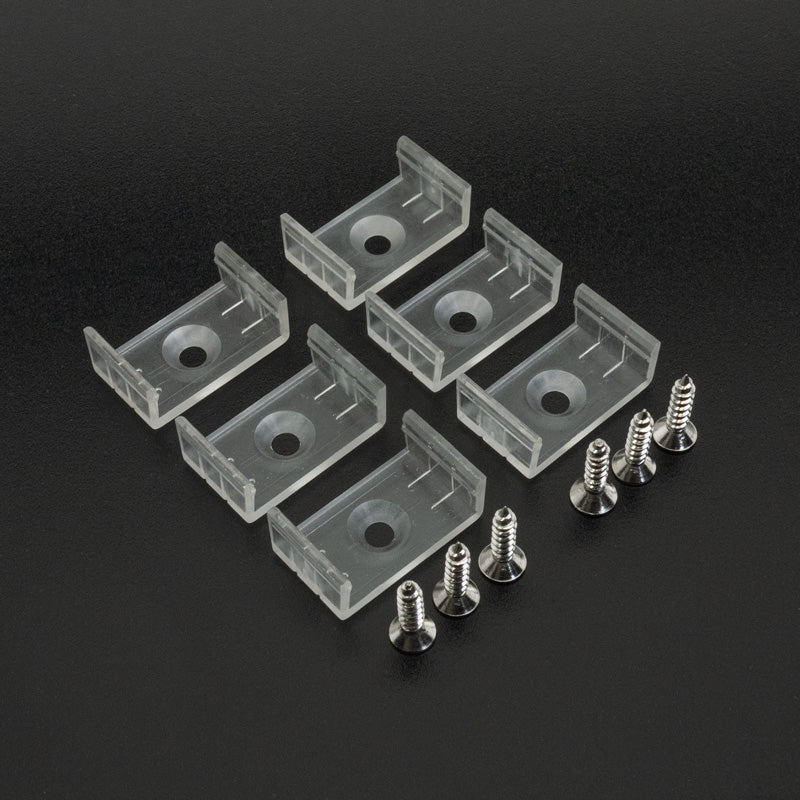 LED Channel Mounting Clips - Type 15 (6 PCs)