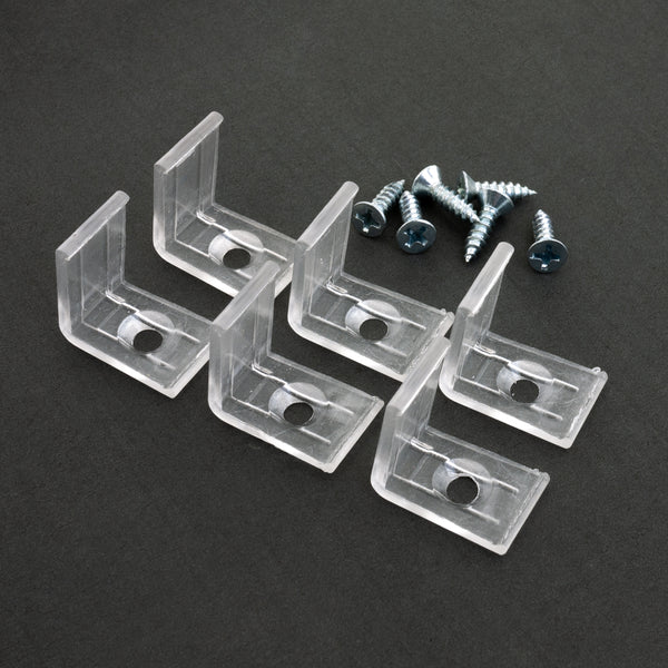 LED Channel Mounting Clips - Type 34A (6 PCs)