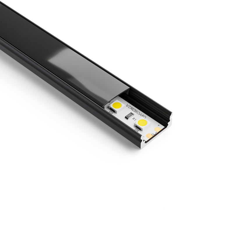 Type 14 Black Linear Architectural Light Fixture Profile-3 Meters (118 inches) - ledlightsandparts