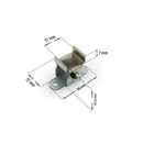 BR-S4S5 Adjustable angle Metal Bracket (Pack of 2)