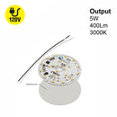 3 inch Round Disc LED Module DIS 03-005W-930-120-S3-Z1A, 120V 5W 3000K(Warm White), lightsandparts