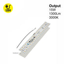 9 inch Linear LED Module Driverless Engine LIN 09-015W-930-120-S3-Z1B, 120V 15W 3000K(Warm White), lightsandparts