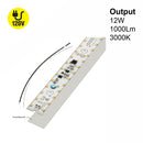 11 inch Slim LED Module Driverless Engine SLM 11-012W-930-120-S3-Z1B, 120V 12W 3000K(Warm White), lightsandparts
