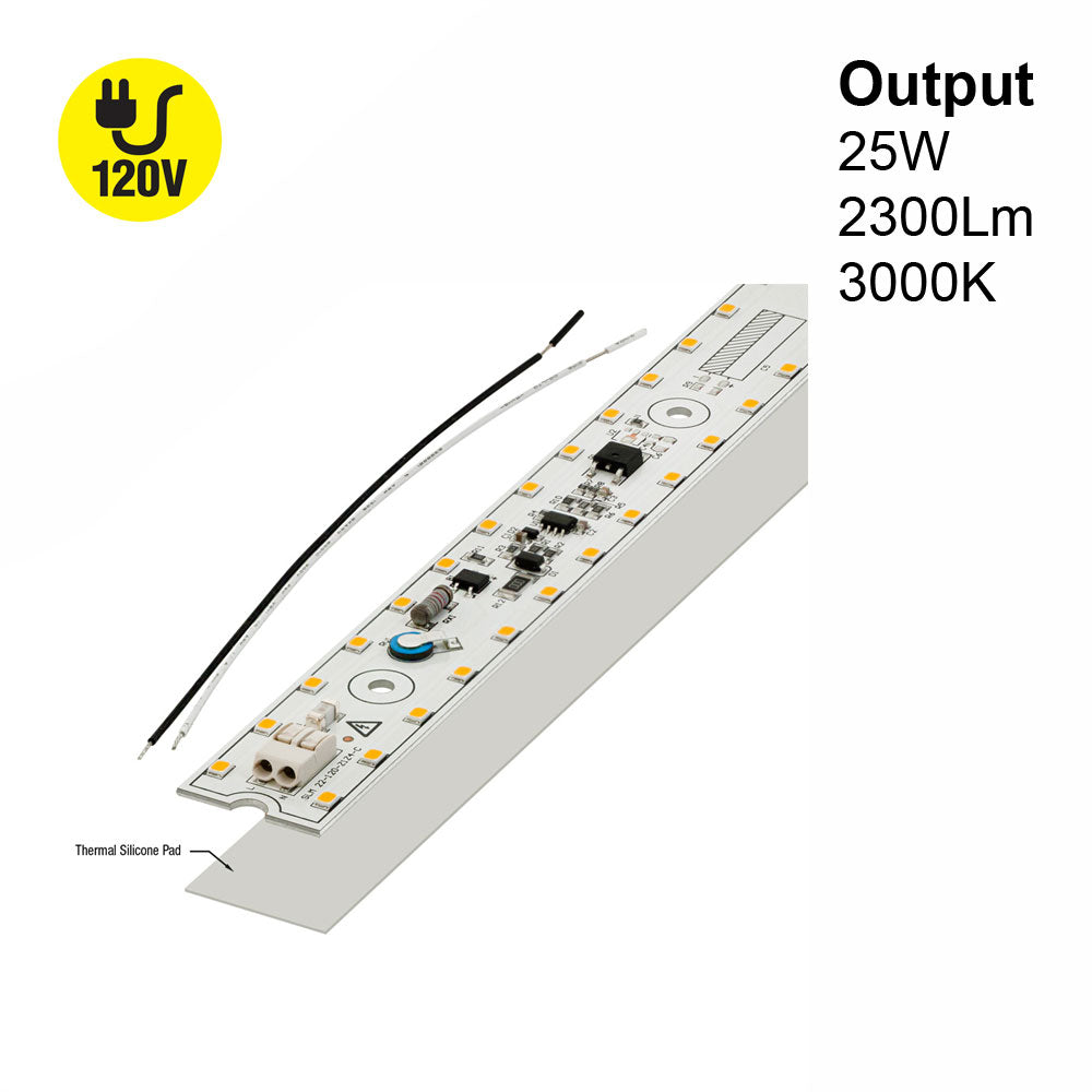 22 inch Slim LED Module SLM, 120V 25W 3000K(Warm White)