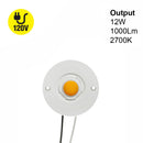 CBHT-042-3685-120V-27 COB LED Module with GPDH66185AC LED Holder, 120V 12W 2700K - ledlightsandparts