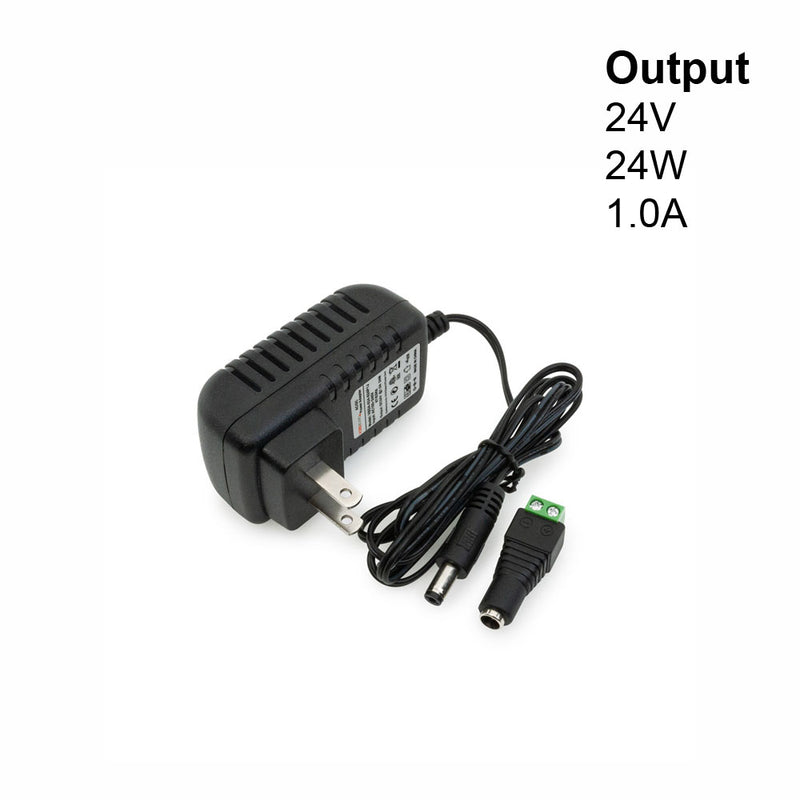 VBDA-024-024P1J Non-Dimmable Constant Voltage Plug-In Power Supply, 24V 24W, lightsandparts