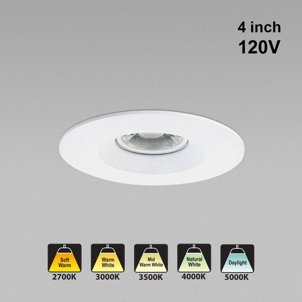 4 inch Gimbal Adjustable Downlight LED EW34CG, 100-130V AC 8W