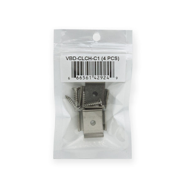 LED Channel Mounting Clips VBD-CLCH-C1 - Type 30 (4 PCs)